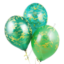 Букет из 3 круглых шаров Камуфляж 