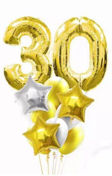 Бело-золотой фонтанчик с Двумя цифрами