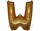 Буква "W" золота