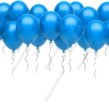 Шары под потолок синие