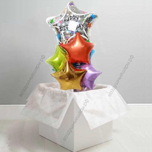 Британцы поделились лайфхаком, как сделать подарок из воздушных шаров и коробки