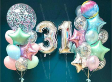 Украшение на День рождения Радость и нежность с цифрами