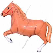 Шар с гелием  Фигура, Лошадь, Коричневый, 107 см.