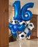 6 шаров, 4 звезды, 4 мяча, 2 цифры С цифрами 16