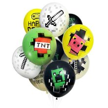 Букет из латексных шаров С Днем Рождения Майнкрафт