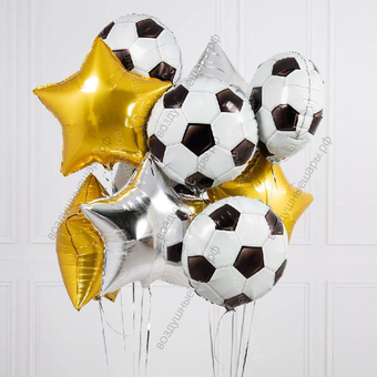 "Футбольное золото" из воздушных шаров 