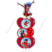 Букет гелиевых шаров "Подарок от Леди Баг"