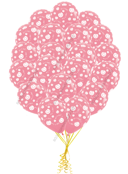 Букет шаров для новорожденной  