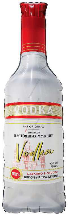 Фигура с гелием, Бутылка Водки, 86 см.