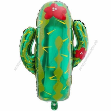 Шар с гелием  Фигура, Цветущий кактус, 69 см.