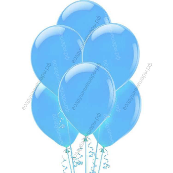 Шары Голубые с гелием