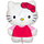 Шар (26''/66 см) Фигура, Котенок с бантиком Hello Kitty, Розовый, 1 шт.