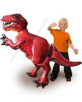 Шар Динозавр Тиранозавр Тирекс с гелием, ходячий