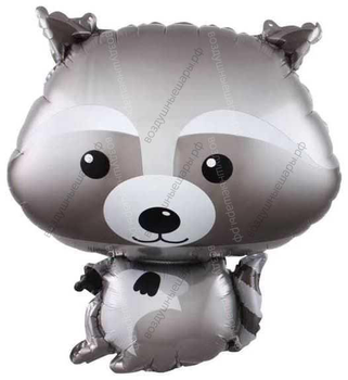 Шар с гелием  Фигура, Енот, 66 см.