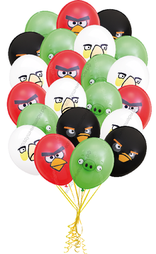 Букет шаров Энгри Бердс 