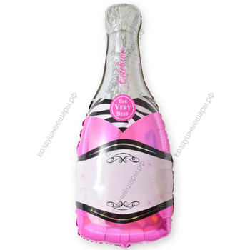 Шар Бутылка шампанского с гелием (90 см)