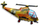 Шар (38''/97 см) Фигура, Вертолет, Военный, 1 шт.