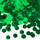 Конфетти фольга Круг, Зеленый, Металлик, 1 см