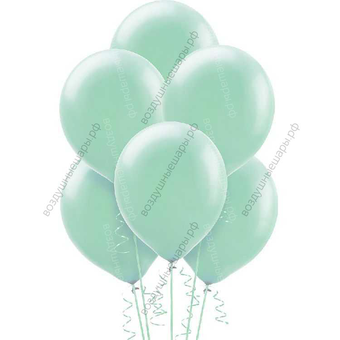 Шары Макарунс Светлая мята с гелием