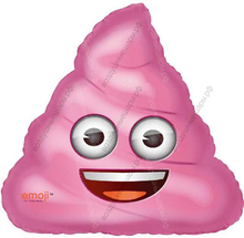 Шар с гелием  Фигура, Мороженое Emoji, Розовый, 79 см.