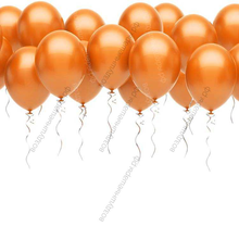 Шары под потолок оранжевые