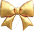 1 шт. Золотой бант