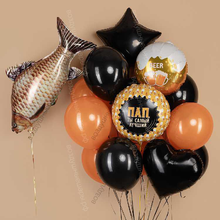 Композиция из гелиевых шаров Пап, Ты самый Лучший!