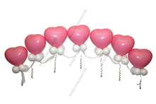 Гелиевая гирлянда "Нежные чувства" (из сердечек)