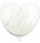 Сердце 16" Пастель Белое