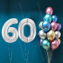 Воздушные шары на 60 лет
