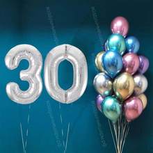 Гелиевые шары на День рождения 30 лет