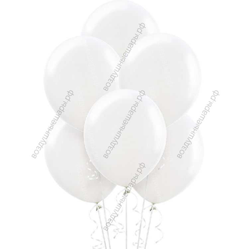 Белые шары с гелием