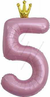 1 шт. 5 Розовая с короной