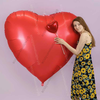 Сердце 68", 173 см, надутое воздухом. Не летает!