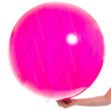 Большой Темно розовый шар с гелием, 70см