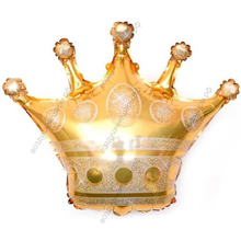 Шар с гелием  Фигура, Золотая корона, 71 см.