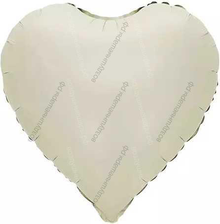 Шар с гелием  Сердце, Кремовый, 46 см.