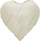 Шар с гелием  Сердце, Кремовый, 46 см.