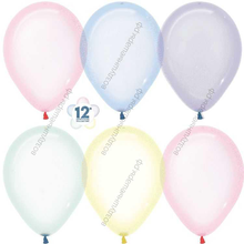 Шар с гелием  Макарунс, Хрустальное ассорти, кристалл, 30 см.