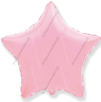 Шар с гелием Большая Звезда, Розовая, 81 см.