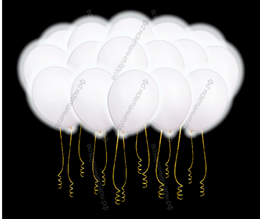 Шары гелиевые светящиеся светодиодные