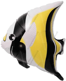 Шар с гелием Тропическая рыба-бабочка, 81 см.