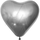 Сердце (12''/30 см) Серебро (523), хром, 25 шт.