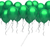 15 шаров Темно-зеленые