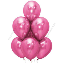 Розовый хром шары, Flamingo, с гелием