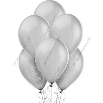 Шары Серебро с гелием