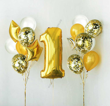Шарики на 1 годик ребенку, сет "Наш золотой малыш!"