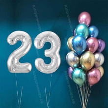 Букет из воздушных шаров на День рождения 23 года