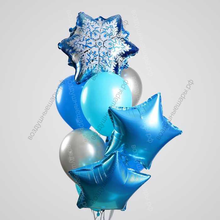 Сет из гелиевых шаров "Новогодний иней и лед"