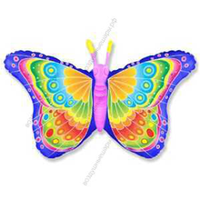 Шар с гелием  Фигура, Бабочка кокетка, Фуше, 97 см.